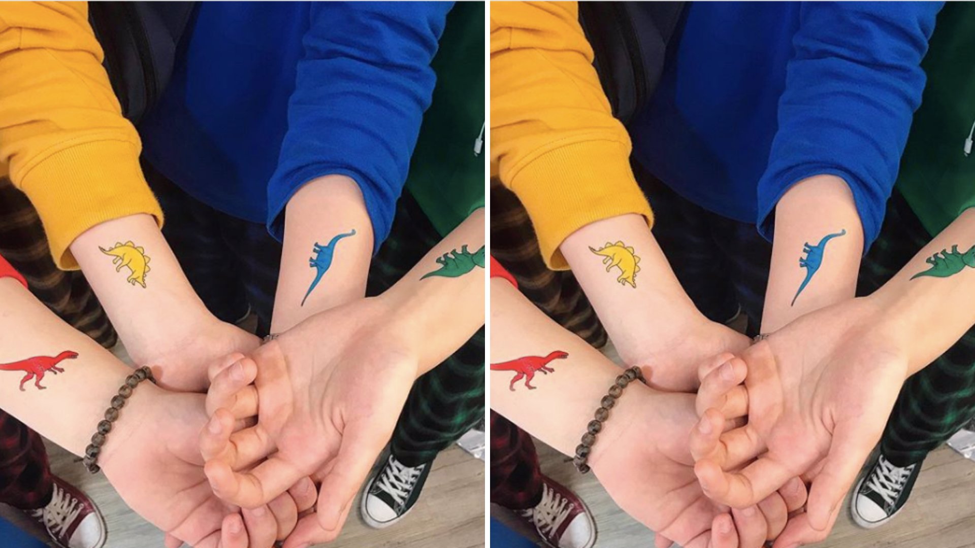 20 Instagram-Approved Fun & Colorful Best Friend Tattoos